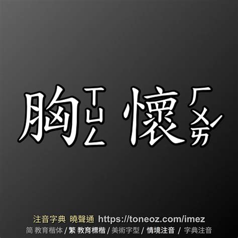 胸懷|胸懷的意思